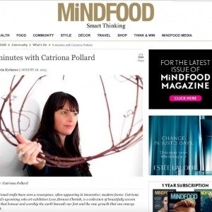 Catriona Pollard Featured in Mindfood