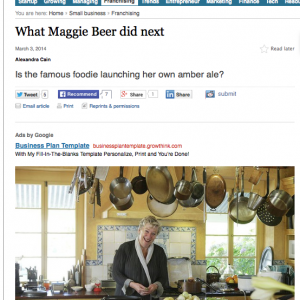 Maggie Beer, Sydney Morning Herald, Business