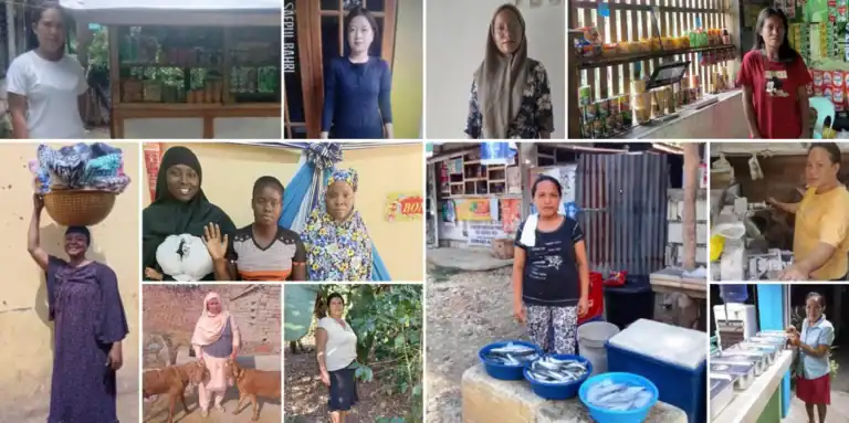 HerBusiness members funding microloans for women entrepreneurs around the world