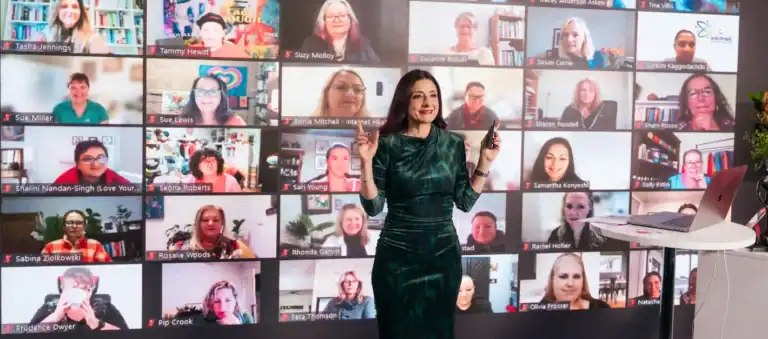 Successful women entrepreneurs building a strong business network together