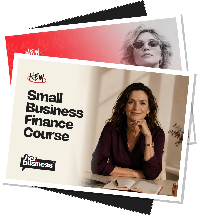 HerBusiness online course led by Suzi Dafnis with women business owners participating in a live virtual workshop